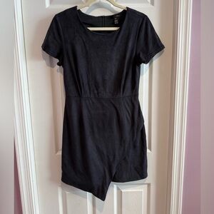 Aqua Black Short Sleeve Dress size medium